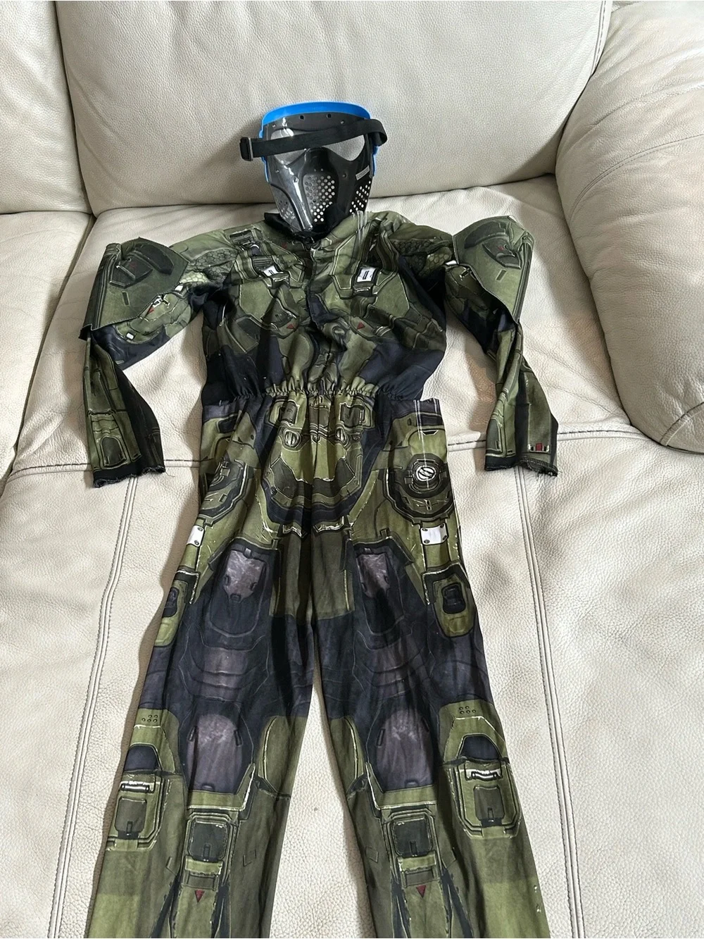 Kids Halloween Master Chief from Halo Infinite, Size M 7/8